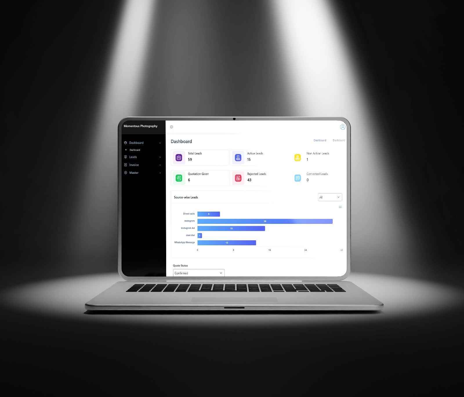 ERP software solutions connecting finance, inventory, sales, HR, and customer management on a single integrated platform