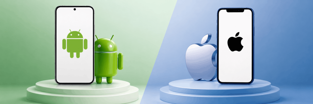 Android App vs iOS App guide for businesses planning mobile application development