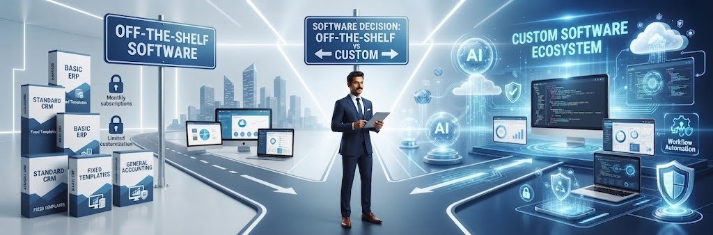 Off-the-Shelf Software vs Custom Software comparison for businesses