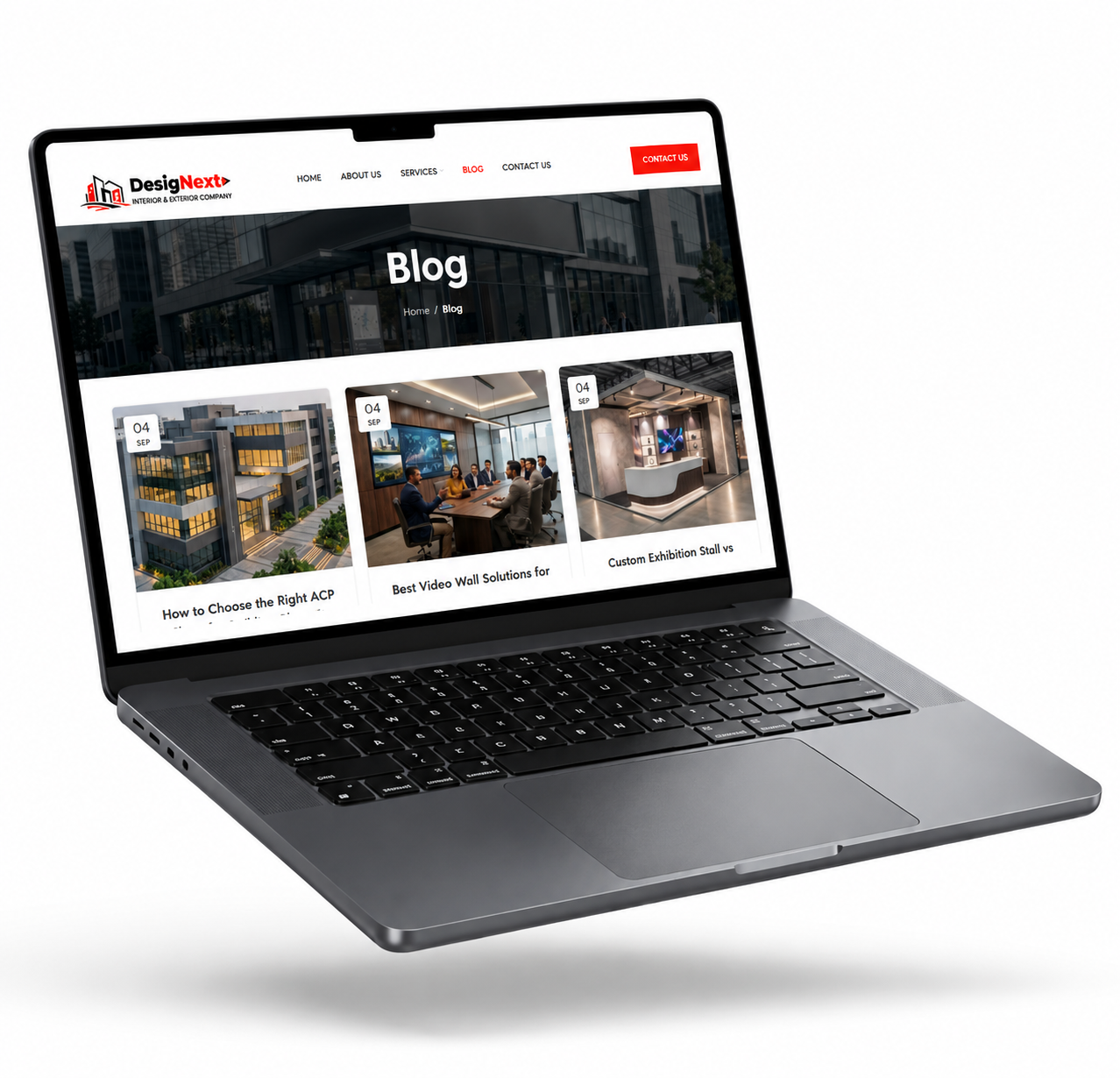 Designext website design and development by BMO Software