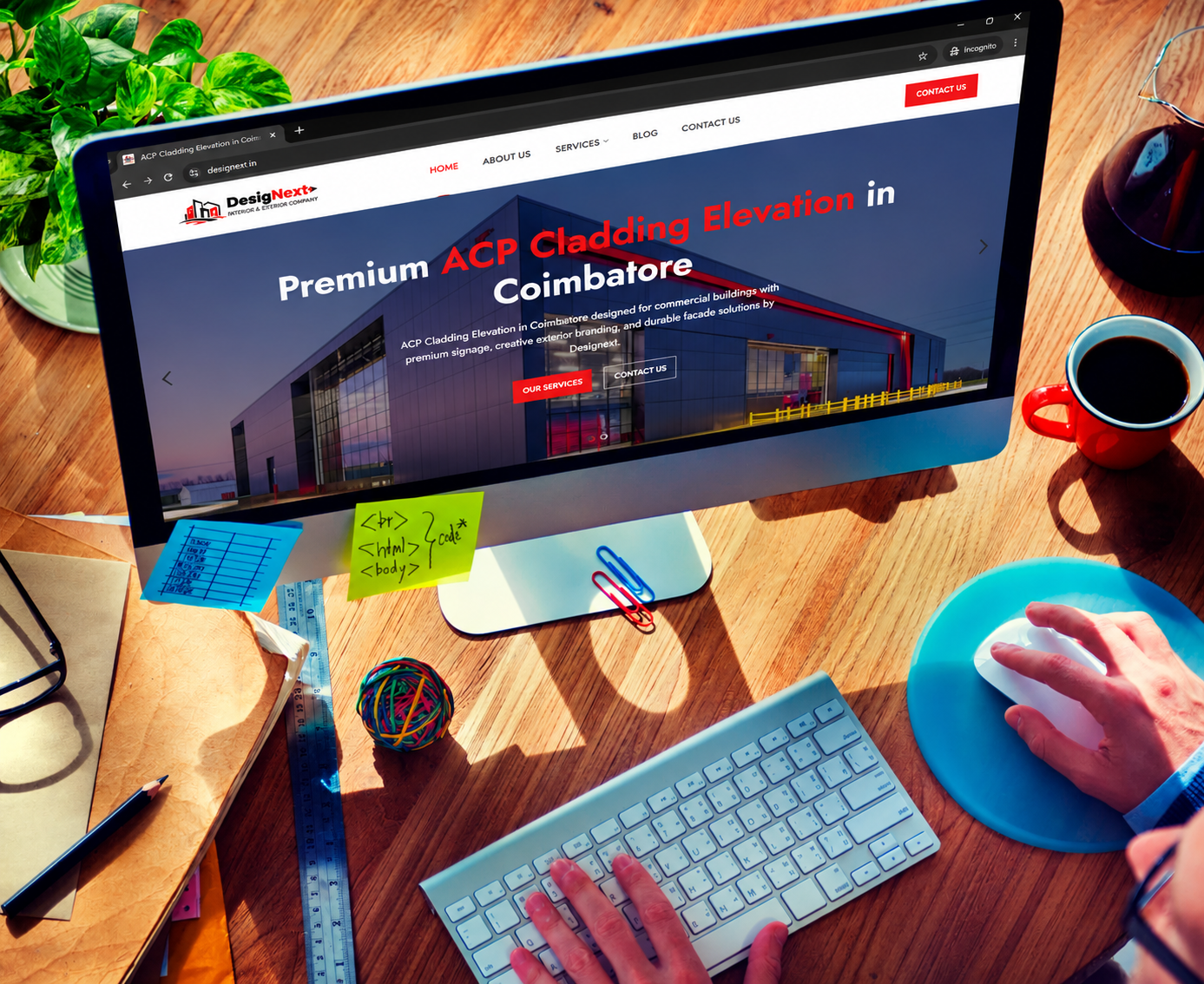 Website development case study for Designext by BMO Software