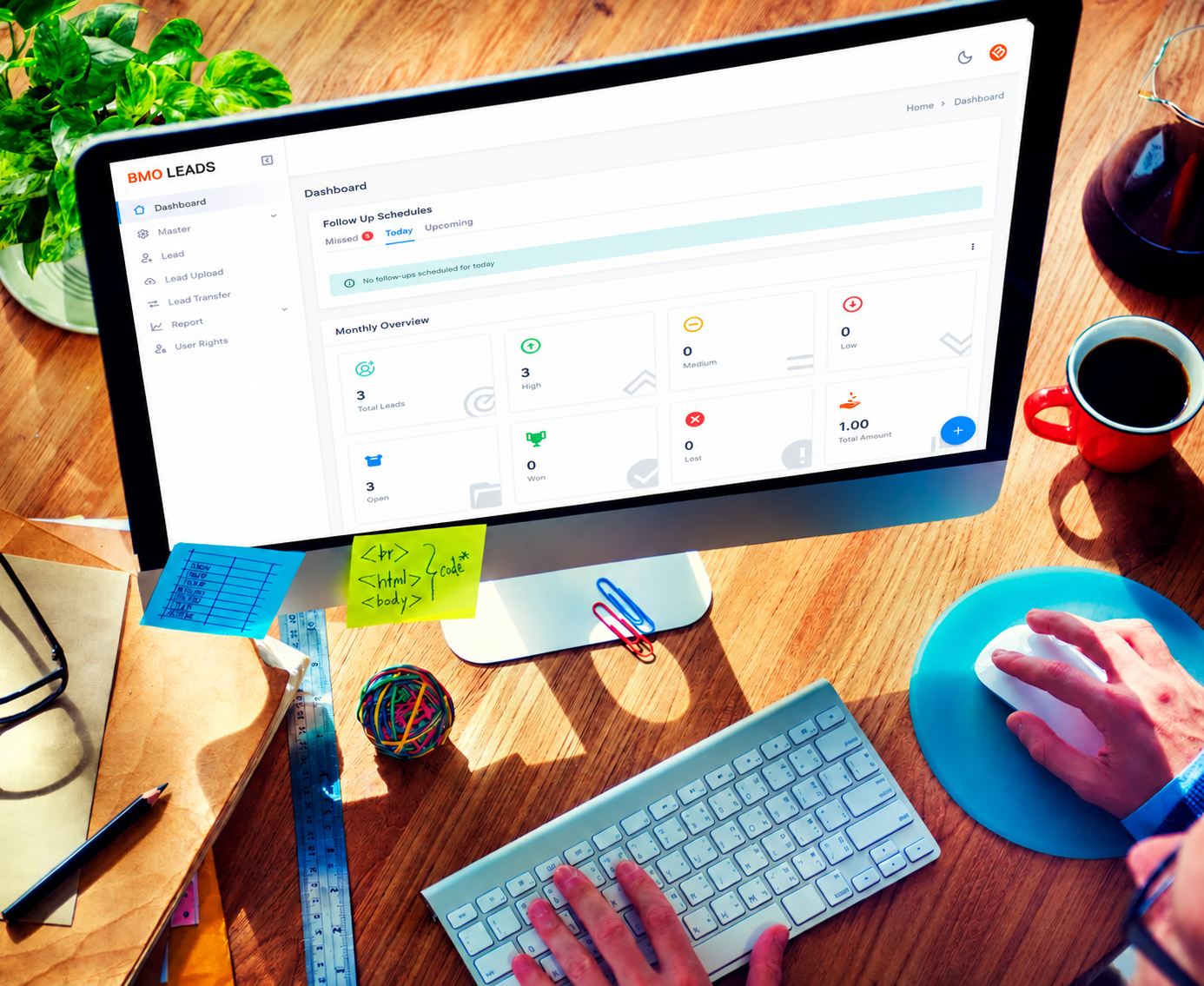 BMO Leads lead management software dashboard by BMO Software