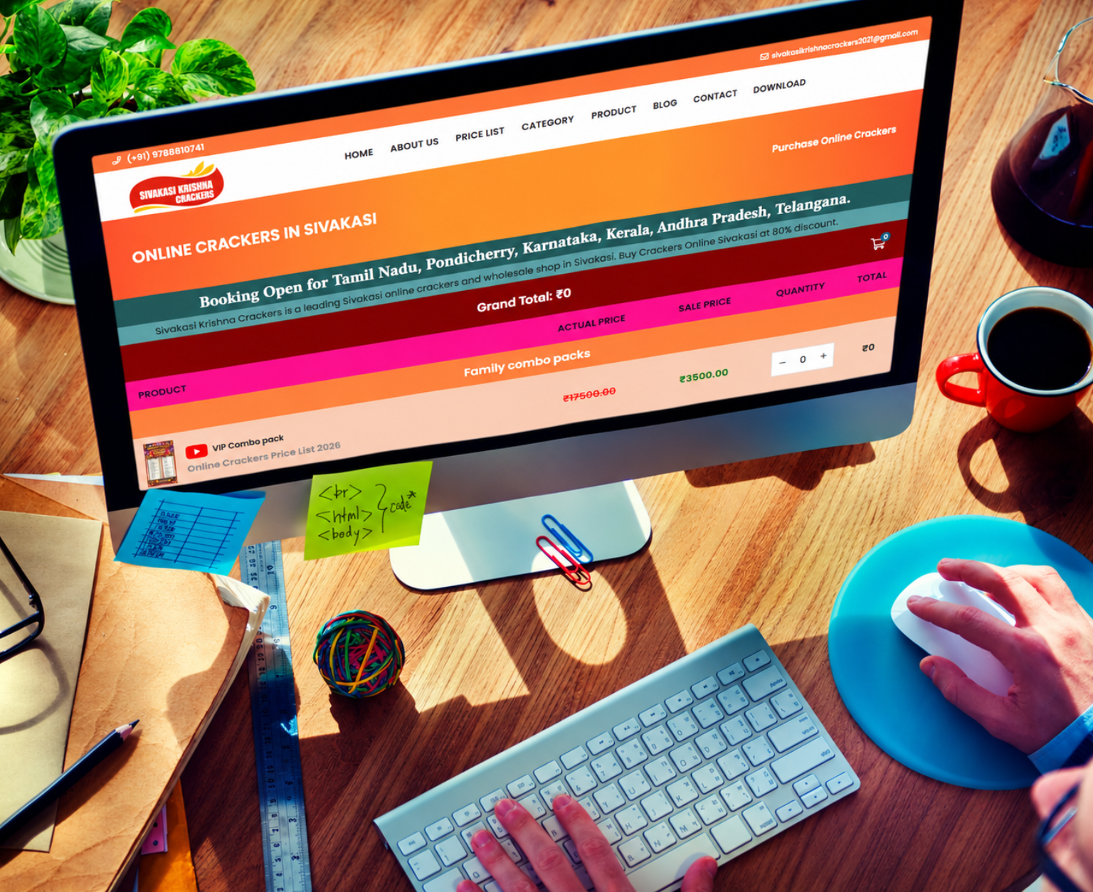 sivakasi-krishna-crackers-website-development-overview